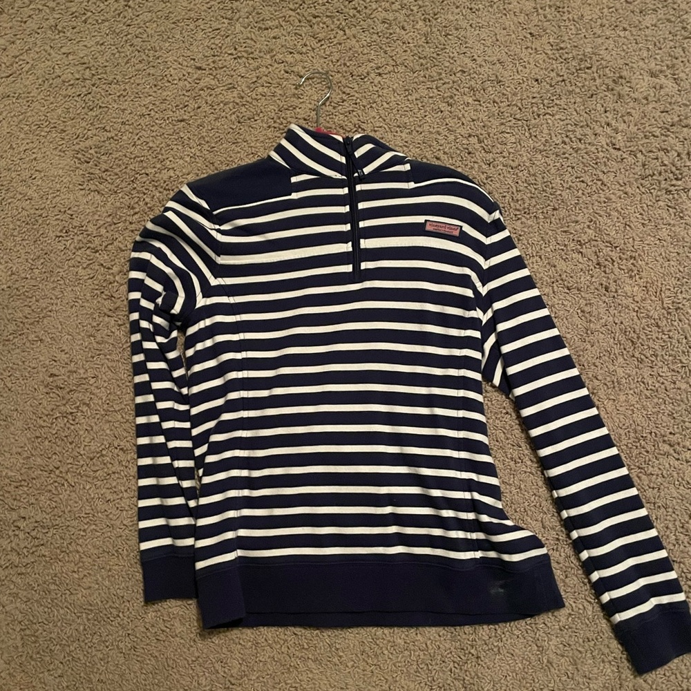 Striped Shep Shirt Quarter Zip